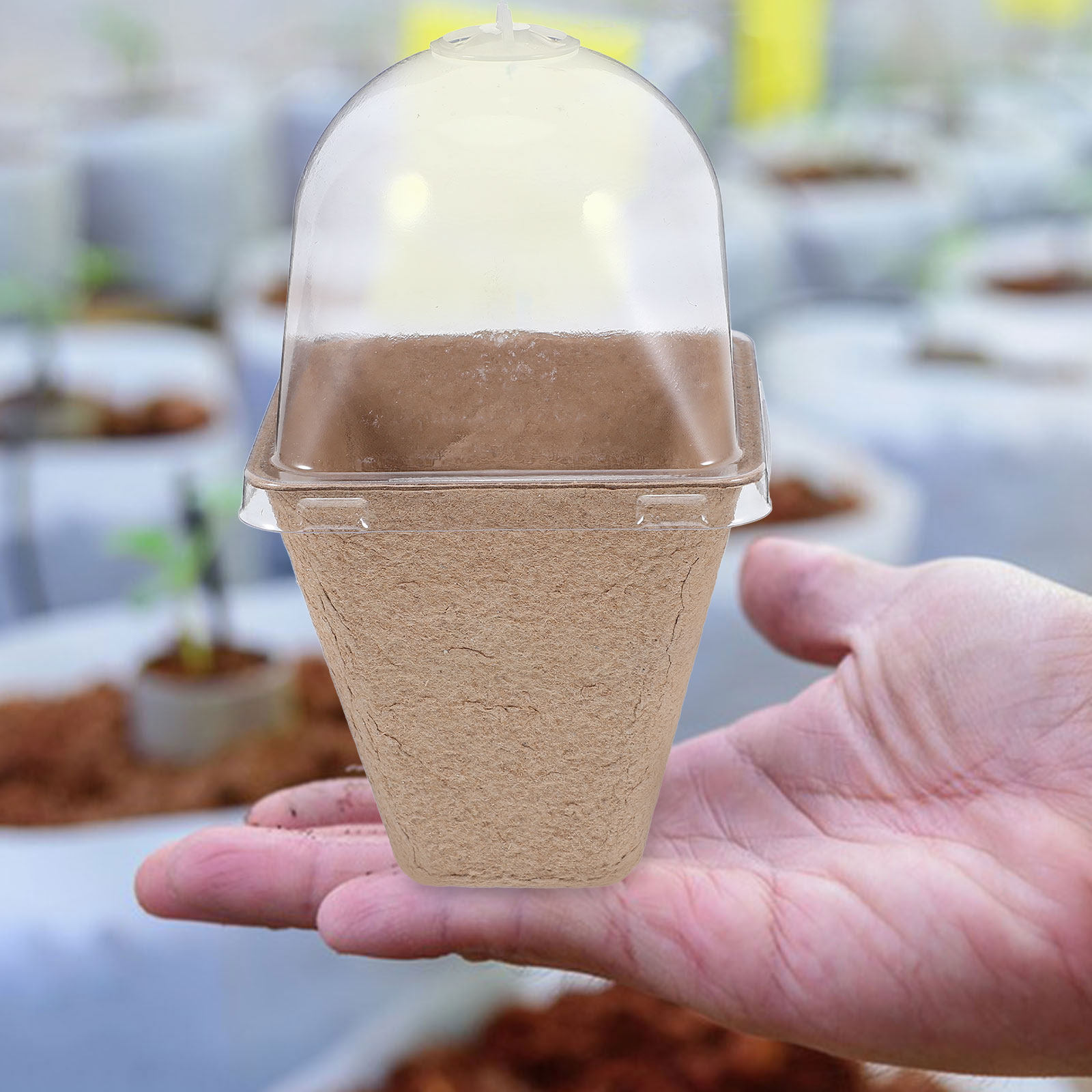 Humidity Dome Kit - Kit de 10 pots de semis