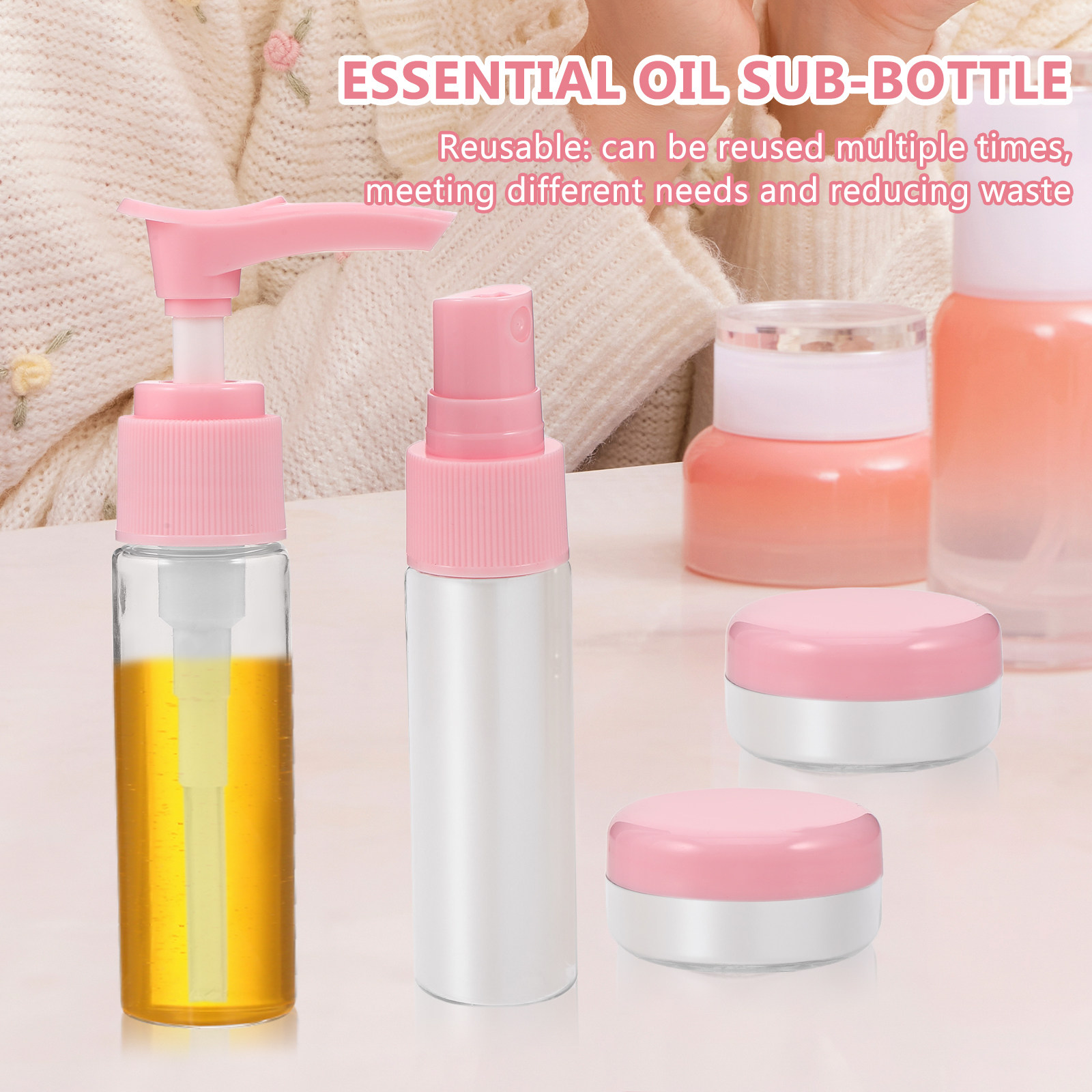 Misting Bottle Fine - 1 ensemble de flacons de voyage