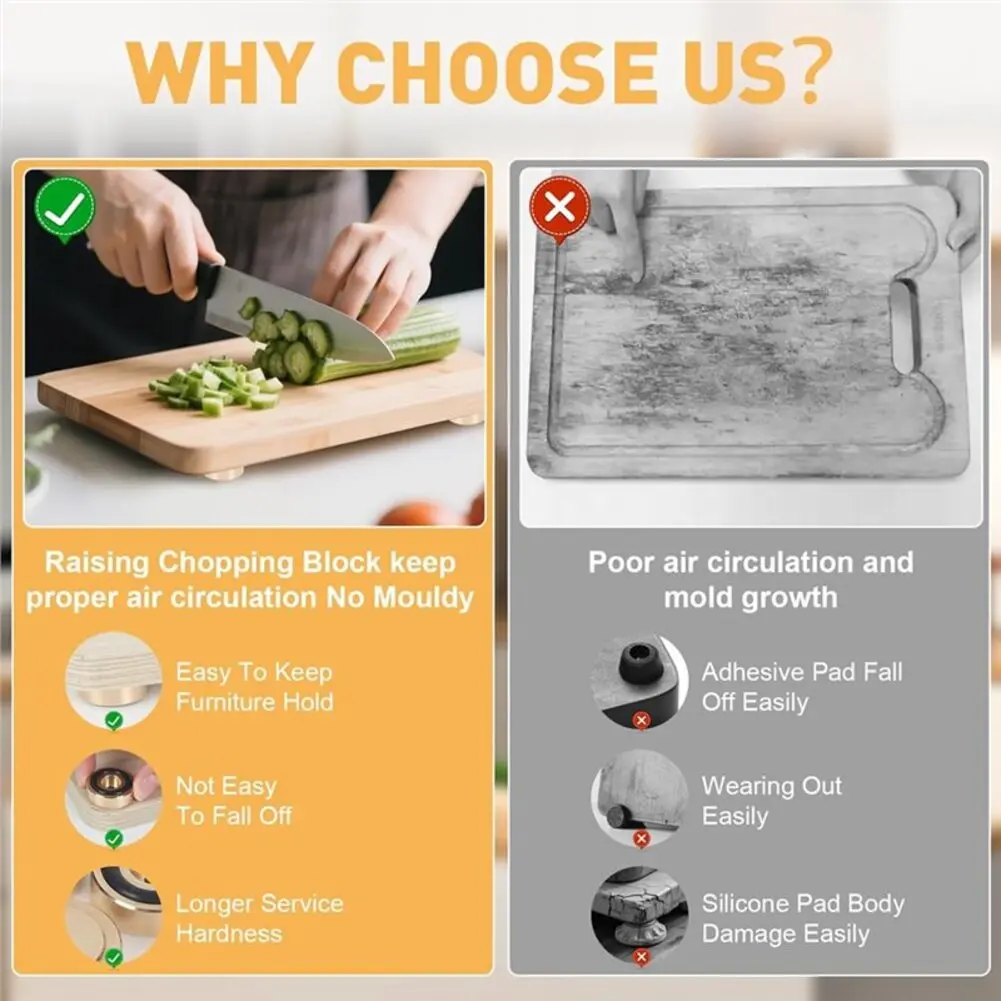 8 pieds de planche à découper  - Cutting Board Foam avis et prix