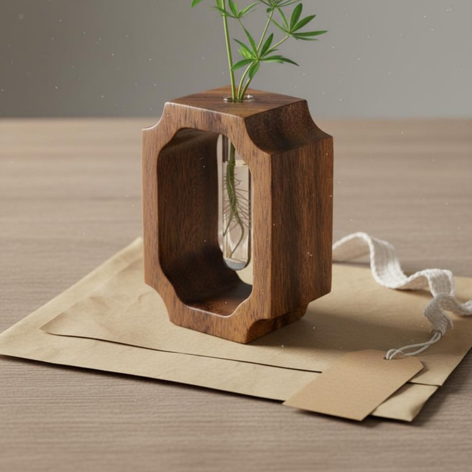 Vase en bois de noyer facile à - Propagation Station Vase avis et prix